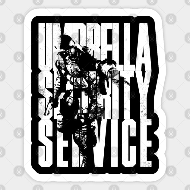 Umbrella Security Service Sticker by ArtEnginering